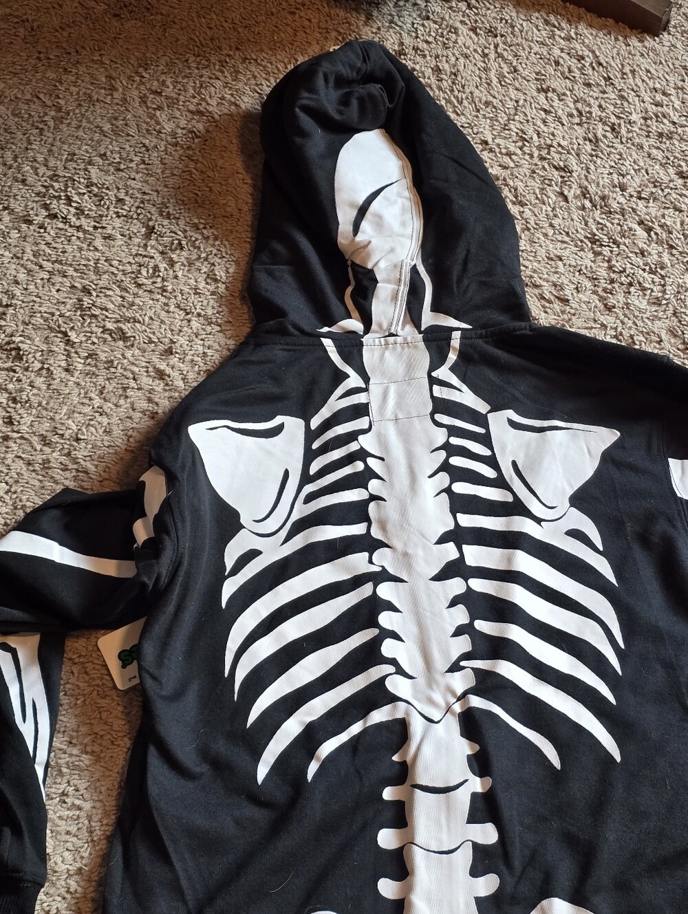 NWT Tipsy Elves Skeleton Hooded Jumpsuit Costume Onesie - XS - Picture 9 of 10